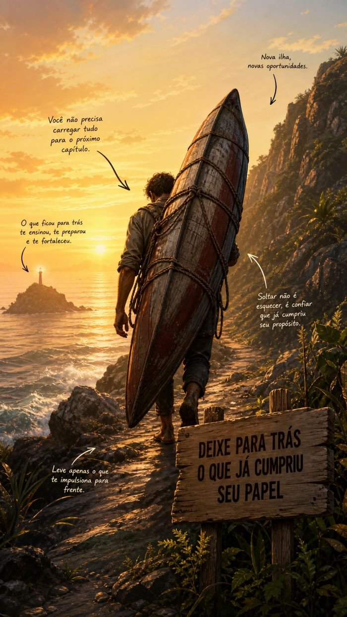 A canoa que virou peso